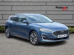 Chrome blue premium colour Used 2023 Ford Focus Titanium Hatchback | £17,995 (A bit pricey)