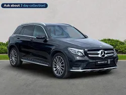 Black Used 2018 Mercedes GLC250 AMG Line Premium Estate | £23,099 (Fair price)