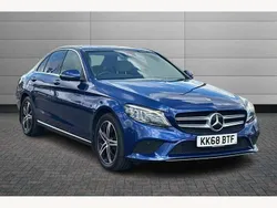 Blue Used 2019 Mercedes C200 Premium Plus Sedan | £15,350 (Fair price)