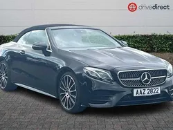 Black Used 2019 Mercedes E220 AMG line Cabriolet | £21,612 (Fair price)