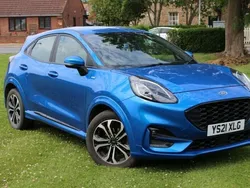 Blue Used 2021 Ford Puma ST-Line Hatchback | £12,995 (Fair price)