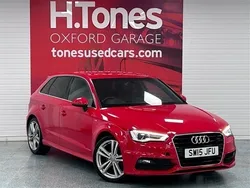 Red Used 2015 Audi A3 S-Line Hatchback | £12,995 (Fair price)