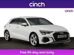 White Used 2022 Audi A3 S-Line Hatchback | £20,299 (Fair price)