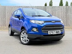 Blue Used 2017 Ford Ecosport Titanium SUV | £6,995 (Fair price)