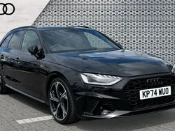 Black Used 2024 Audi A4 Black Edition Estate | £33,518 (Expensive)