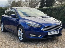 Blue Used 2017 Ford Focus Titanium Hatchback | £5,995 (Super price)