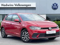 Red Used 2022 VW Polo Life Hatchback | £16,995 (Fair price)