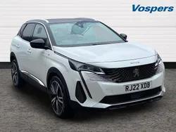 White Used 2022 Peugeot 3008 Premium SUV | £19,990 (Fair price)