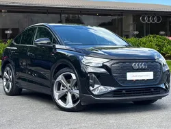 Black New 2024 Audi Q4 Sportback e-tron Black Edition SUV | £41,495 (Super price)