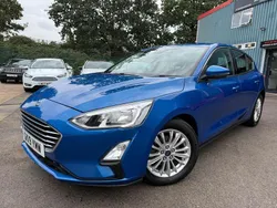 Blue Used 2019 Ford Focus Titanium Hatchback | £9,980 (Fair price)