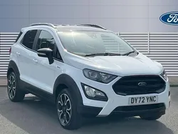 White Used 2022 Ford Ecosport Active SUV | £14,451 (Fair price)