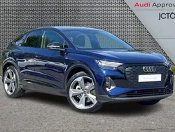 Blue Used 2025 Audi Q4 Sportback e-tron Black Edition SUV | £40,000