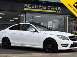 White Used 2015 Mercedes C250 Sport Edition Coupe | £9,450 (Super price)