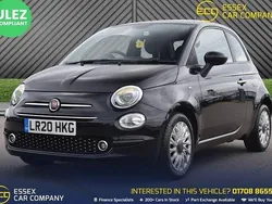Black Used 2020 Fiat 500 Lounge Hatchback | £8,300 (Good price)