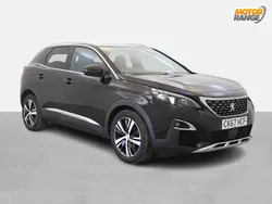 Black Used 2017 Peugeot 3008 GT-line Hatchback | £13,895 (Fair price)
