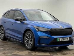 Blue Used 2022 Skoda Enyaq iV SportLine SUV | £22,195 (Good price)