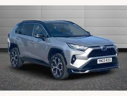 Silver Used 2023 Toyota RAV4 Hybrid SUV | £30,395 (Fair price)