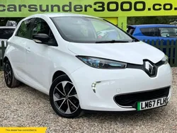 White Used 2017 Renault Zoe Dynamique Hatchback | £6,750 (A bit pricey)
