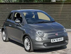 Grey Used 2020 Fiat 500 Lounge Hatchback | £9,295 (Fair price)