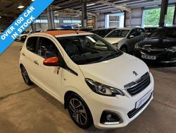 White Used 2018 Peugeot 108 Roland Garros Hatchback | £5,690 (Fair price)