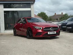 Red Used 2021 Mercedes A35 AMG Premium Hatchback | £24,995 (Fair price)