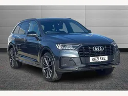 Daytona grey Used 2021 Audi Q7 Black Edition SUV | £45,095 (Fair price)