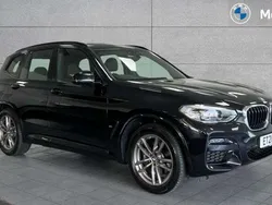 Black sapphire Used 2021 BMW X3 M Sport SUV | £27,490 (Super price)