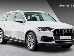 White Used 2023 Audi Q7 Sport SUV | £40,000 (Good price)