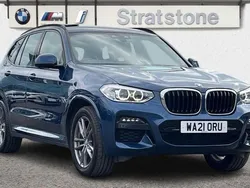 Blue Used 2021 BMW X3 M Sport SUV | £28,699 (Super price)