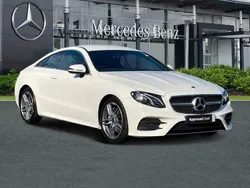 White Used 2018 Mercedes E220 AMG line Coupe | £19,500