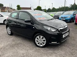 Black Used 2018 Peugeot 108 Active Hatchback | £5,995 (Fair price)