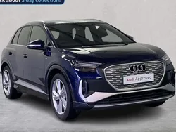 Blue Used 2024 Audi Q4 e-tron S-Line SUV | £37,400 (Fair price)