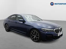 Blue Used 2021 BMW 520 M Sport Sedan | £22,899 (Good price)