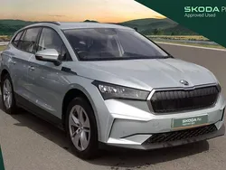 Arctic silver metallic Used 2022 Skoda Enyaq iV ecoSuite SUV | £18,995 (Fair price)