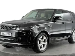 Black Used 2018 Land Rover Range Rover Sport HSE SUV | £27,420 (Fair price)