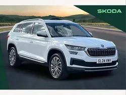Moon white Used 2024 Skoda Kodiaq SE L Executive SUV | £30,990 (Fair price)