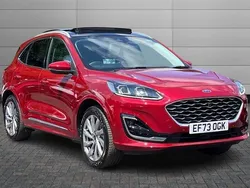 Lucid red Used 2023 Ford Kuga Vignale SUV | £25,795 (Fair price)