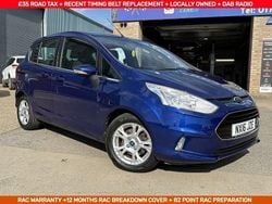 Blue Used 2016 Ford B-MAX Zetec MPV | £7,495 (Expensive)