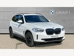 White Used 2021 BMW iX3 Shadowline SUV | £26,495 (Fair price)