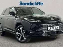 Metallic black pearl Used 2024 MG HS Trophy SUV | £21,207 (Expensive)