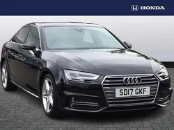 Black Used 2017 Audi A4 S-Line Sedan | £11,495 (Fair price)