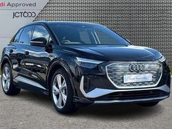 Black Used 2023 Audi Q4 e-tron S-Line SUV | £25,000