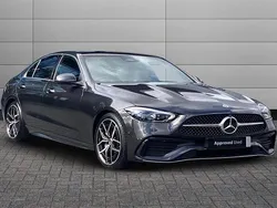 Grey Used 2024 Mercedes C220 AMG Line Premium Plus Sedan | £39,750 (Expensive)