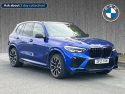 Blue Used 2021 BMW X5 M Competition Edition SUV | £63,999 (Good price)