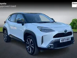 White/black Used 2022 Toyota Yaris Hybrid Edition Hatchback | £21,004