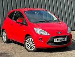 Red Used 2015 Ford Ka Zetec Hatchback | £4,800 (Fair price)