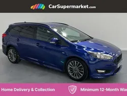 Blue Used 2017 Ford Focus ST-Line Estate | £10,697 (Good price)
