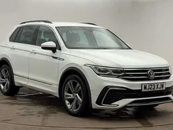 White Used 2023 VW Tiguan R-line Edition SUV | £26,495 (Fair price)
