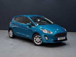 Blue Used 2018 Ford Fiesta Zetec Hatchback | £9,998 (Fair price)