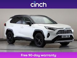 White Used 2019 Toyota RAV4 Hybrid SUV | £24,849 (Fair price)